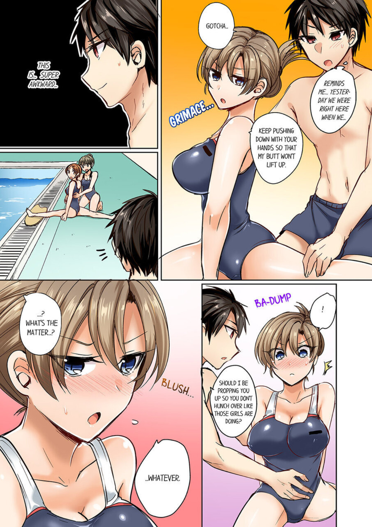 Hentai Manga Comic-My Swimsuit Slipped... And it went in!? A Mixed Synchronized Swimming Club with More Than Just Nip Slips in Store! ~ 1-Read-16